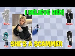 TEXT To Speech Emoji Groupchat Conversations | She Was Used Because She Had A Lot Of Robux