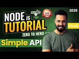 Node JS Tutorial in Hindi #11 Make Simple API in Node.js
