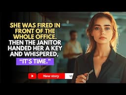 She Was Fired in Front of the Whole Office. Then the Janitor Handed Her a Key and...