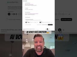 Elevenlabs has added emotion to voices🤯 #artificialintelligence #ai