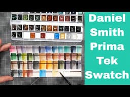 Boring or Relaxing? You be the Judge, Swatching Daniel Smith Paint