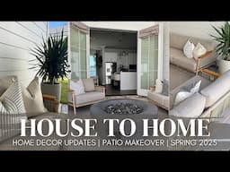 HOUSE TO HOME VLOG | home decor updates | patio makeover | new luggage | 2025