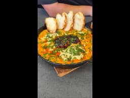 Spicy Buffalo Chicken Dip on the Weber Q with CheatMeats