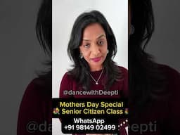 Senior Citizen Classes #dancewithdeepti