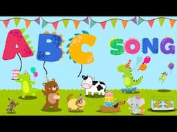 ABC Song | Learn Alphabet With Animals | Phonics + Nursery Rhymes | Educational Songs for Children