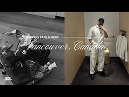 Vancouver VLOG | Shopping / Thrifting, Aesthetic Cafes + Food Spots, Hotel Rec, & More!