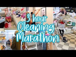 EXTREME CLEAN WITH ME MARATHON / HOME RESET MARATHON / 3 HOURS OF NONSTOP CLEANING MOTIVATION