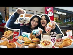 ORDERING EVERYTHING ON THE JOLLIBEE MENU with Bea B | Danica O.