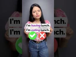 Having Lunch कहे या Eating Lunch? What's the difference? English Speaking Tips #learnex