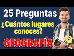 ¿Cuántos de estos lugares conoces? 25 Preguntas sobre los Lugares Más Increíbles del Mundo🌍🗺️