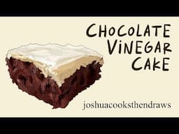 Chocolate Vinegar Cake recipe - a Great Depression era recipe