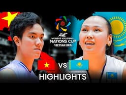 Vietnam vs Kazakhstan | Semifinals Highlights | AVC Women's Nations Cup 2025