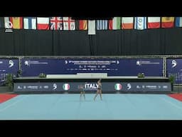 D'Errico & Poerio (ITA) - 2025 ACRO European bronze medlalists, Junior Women's Pairs All-Around