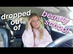 i quit cosmetology school...