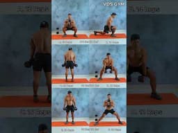 Workout to build LEG muscles using only dumbbells!#gym #fitness #workout