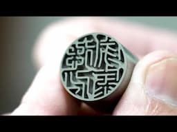 Full Process of Crafting Perfect JAPANESE SEAL STAMPS