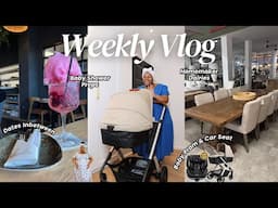 Weekly Vlog | Preggy Homemaker Diaries, Pram & Car Seat Unboxing, Rug & Furniture Shopping & More