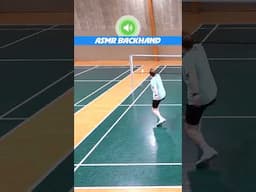 ASMR Backhand sound