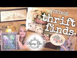 Finding Thrifted Vintage Pieces • Hand Embroidery • 1940s Kitchen Vibes • Useful Items • RaisingCain