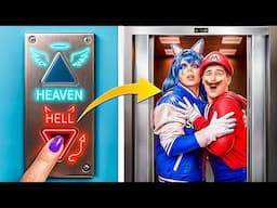 Bad vs Good: Mario & Sonic! Who's Going to Hell in Real Life!