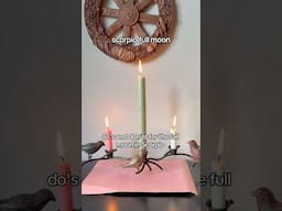 scorpio full moon ritual ideas #witchtok #fullmoon #scorpio