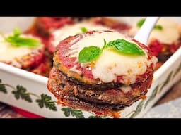 The EASY Way to make Eggplant Parmesan 🍆🧀