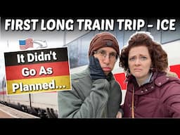 Our FIRST ICE Long-Distance Train Trip in Germany 🇩🇪 It Didn't Go As Planned! 😳😫