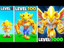Level 1 To 1000 SUPER SONIC In GTA 5!