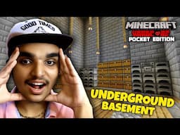 My First Ever Underground Basement in Hardcore Minecraft (Hindi)