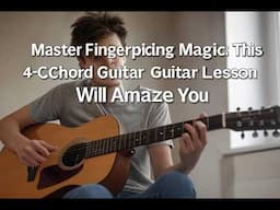 Beautiful 4-Chord Fingerpicking Guitar Lesson  (Simple YET head turning)