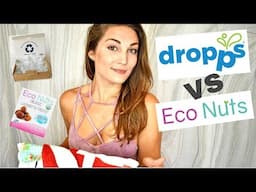 DROPPS LAUNDRY DETERGENT PODS  VS ECO NUTS | Review & comparison of the 2 most eco  friendly brands!