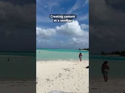 My favorite part of content creation is “having” to go to the BEACH! #travel #beachlife #sandbar