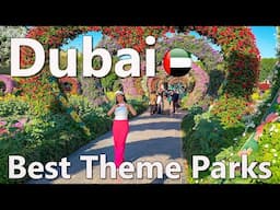 Best Theme Parks in Dubai 2025 – Miracle Garden & Global Village Walking Tour 4K 🇦🇪