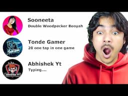I Got Double Woodpeacker Challenge in Ranked Match By  @TondeGamer   @-ABHISHEK_YT   @Sooneeta  😱