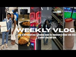WEEKLY VLOG || LAST WEEK OF SCHOOL || FATHER'S DAY CHIT CHAT || DINNER W/ SHAN & MORE