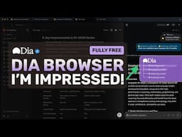 Dia AI Browser: I'm SWITCHING to this NEW AI Agentic BROWSER!