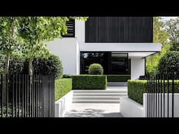 Luxury Modern House Design with Shading Screens for Privacy Solution