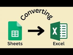 How to convert a google sheet to excel - follow these easy steps