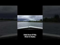 Daily Dose Of My River In Alaska #enigmaticgwichin #motivation #river #boat #shorts