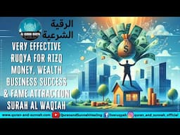 Very Effective Ruqya For Rizq, Money, Wealth, Business, Success, & Fame Attraction (Surah Al Waqiah)