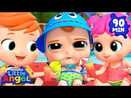 Sing Before You Swim! 🎶🛟 | Fun Sing Along Songs by @LittleAngel Playtime
