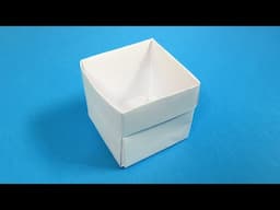 DIY paper box  How to make an origami box
