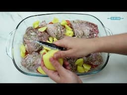 🍗 Pollo al horno fácil y sabroso con ingredientes simples 😍