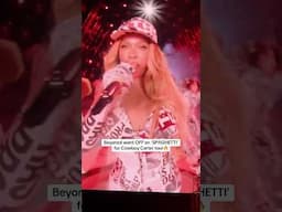 Beyoncé Spits Straight Fire While Performing "Spaghetti" At Opening Night At Cowboy Carter Tour