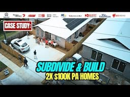 🚀 Strategy Case Study: Subdivide & Build 2 x $100K PA Properties | Property Investment Brisbane 🏡