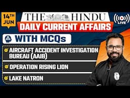14 JUNE  Current Affairs | The Hindu Analysis | Current Affairs Today | PW OnlyIAS