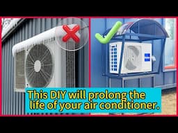 This DIY will prolong the life of your air conditioner.