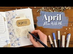 PLAN WITH ME!🕊️ April Bullet Journal Set Up | Spring Birds Theme
