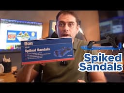 Unboxing & Assembling Spiked Sandals for Concrete Staining!