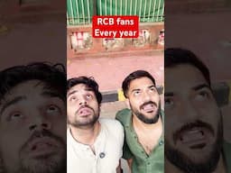 RCB fans every year #IPL #cricket #rcb